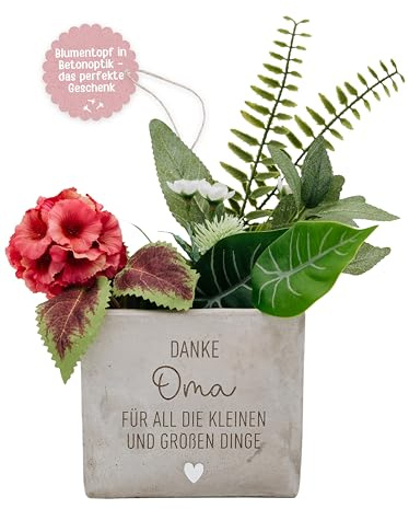 wunderwunsch Geschenk Hochzeit Pflanztopf, personalisierter Blumentopf Spruch