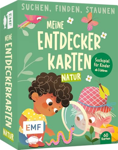 Suchen, Finden, Staunen – Meine Entdeckerkarten – Natur: Spannendes Suchspiel für Kinder ab 3 Jahren – 60 Karten