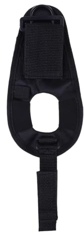 IWOWHERO Support de Lampe Torche de Plongée en Nylon Noir Dragonne Réglable pour Poignets 25-33 MM Accessoire Mains Dégagées pour Plongée sous-Marine Randonnée Nocturne et Camping