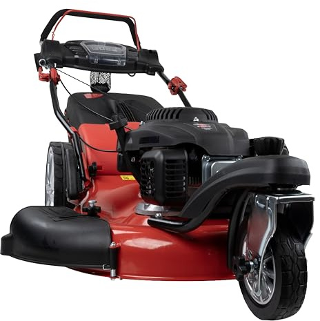 Güde 554.2 R Big Wheeler Trike Rasenmäher - 4-Takt Motor, 196 Kubikzentimeter Hubraum, 3,7 Kilowatt, 5 PS, 55 Zentimeter Schnittbreite, 6-fache Schnitthöhenverstellung, Hinterradantrieb, Stahlchassis