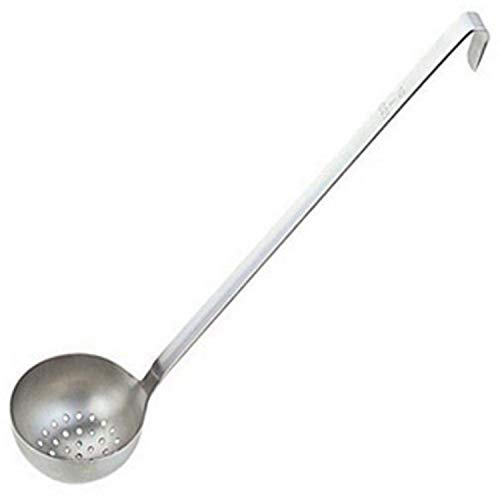 Paderno 11967-06 Mestolo Forato Unipezzo, in Acciaio Inox, 6.5 cm