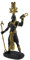 Black Thoth Egyptian God Golden Accents Statue by Things2Die4