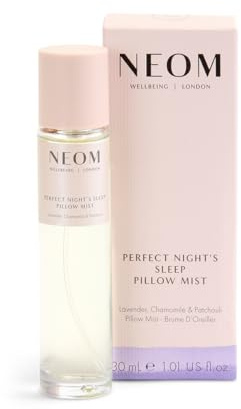 NEOM- Perfect Night's Sleep Pillow Mist Spray, 30ml | English Lavender, Chamomile & Patchouli| Scent to Sleep