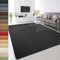 Floordirekt 100% reines Sisal - Sisalteppich - Teppich für Wohnzimmer - Naturfaser - Läufer (Schwarz, 160 x 230 cm)