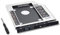 OSGEAR Universal 9,5 mm 2nd Box Caddy Bay SATA HDD SSD to CD DVD RW BD Blu Ray ROM ODD Hard Disk Drive Adattatore SSD Laptop Tray Adattatore per Disk Drive SSD Bay Adapter | Alluminio |