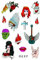 Tatsy Rock N Rolla Set, Tatouages Temporaires de Qualité, Pour Homme Et Femme, Rock and Roll, Déguisement, Articles de Fête, Rock Star, Guitare, Sabbath, Ozzy, Rehab, Flamme