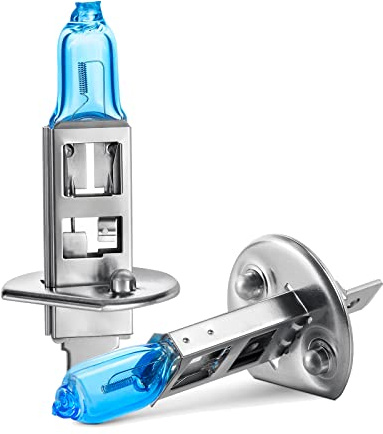 LTONXEN H1 Scheinwerfer Birne, Warmweiß für Auto 12V 60W/55W Abblendlicht Ersatz Glühlampen.(2 Stück)