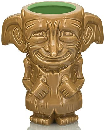 Geeki Tikis Tazza in ceramica di Harry Potter Dobby | Bicchiere da cocktail per liquori e bevande | Contiene 370 ml