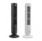 HomeVibe) USB Vertical Bladeless Fan Mini Air Conditioner Fan Desk Cooling Tower Fan UK (White)
