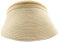 Carnavalife Visera Pamela Verano Mujer vacio ala Ancha Grande protección Solar UV UPF50+ (FR/ES, Letras, Talla única, Beige*1)