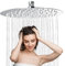 Rociador para Ducha Redondo 12 Pulgadas, Ducha de Acero, Cabezal de Ducha de Acero 304 Inoxidable, Alcachofa Ducha, Fácil de limpiar y fácil de instalar 30CM (12in-round)