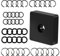 10-Pack 1/2 and 3/8 Impact Retaining Ring Clip with O-Ring for Milwaukee Electric or Pneumatic Impact Wrenches, Includes Anvil Retaining Ring Install Tool, Compatible with Cordless and Air Wrenches