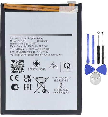Batterie compatible pour Samsung A05S / A05S DUOS/SLC-51 / SM-A057F - 5000 mAh neuve + kit tournevis