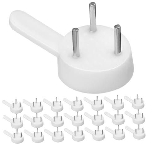 HEALEEP Gancho Para Cuadros Sin Marcas 50 Unidades Colgador De Plástico Fácil Instalación Para Decoración