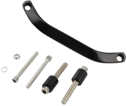 ETAWDE Accesorios para motocicleta, manija trasera, asientos del pasajero, palanca de agarre de mano, accesorios de modificación de motocicleta