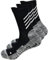 HIKERHEAVENLAR Schwarz Rutschteste Fussballsocken Herren Grip Fußball Socken Damen Yogasocken Baumwolle Gripy Sportsocken Basketball Tennis Gym Golf Wander Handball 36-42 Schwarzgrau M 3P