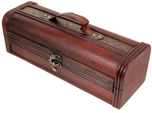 Operitacx Wood Wine Packing Box Wine Packing Box Practical Reusable Retro Design Elegant Appearance Suitable for New Year's Beer Bottle