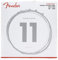 Fender Super 250 Guitar Strings for Electric Guitar, Nickel Plated Steel, Ball End, 250M Gauges .011-.049, (6)