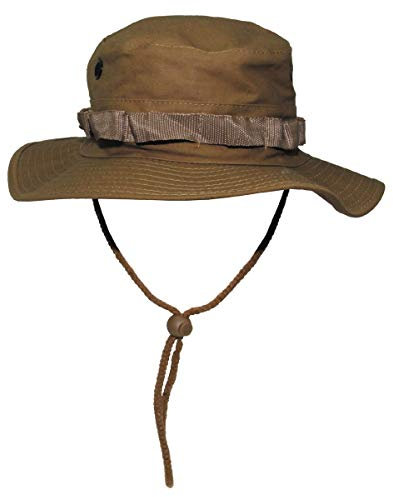 MFH Buschhut US mit Kinnband GI Boonie Rip Stop, S, Coyote Tan