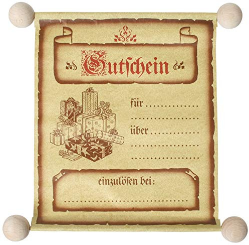 Gutscheinrolle neutral mittel
