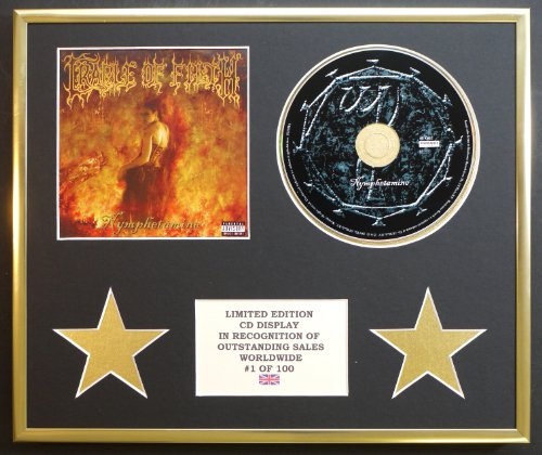 CRADLE OF FILTH/CD DISPLAY/LIMITED EDITION/COA/NYMPHETAMINE