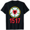 Lutheran 1517 Protestantische Reformation Martin Luther Rose T-Shirt