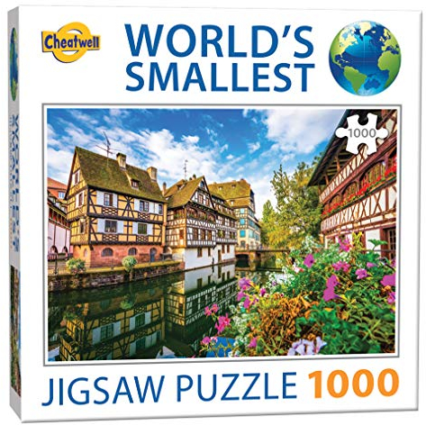 Cheatwell Games 658 13251 EA World's Smallest Puzzles Strasbourg, red