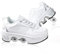 Pinkskattings@ Damen Und Mädchen Rollschuhe ，Schuhe Mit Rollen fuir Jungen Und Herren,Sneakers und Rollen Skate Shoes 2-in-1，Kinderschuhe Skateboard Schuhe (F, EU41)