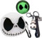 Schutzhülle für Airpods Pro mit Schlüsselanhänger, leuchtender Totenkopf, kompatibel mit Airpods Pro Fällen, niedlich, lustig, Anime-Hülle für Airpods Pro