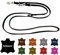 Hundeleine Fettleder kleine Hunde/große Hunde 2m / 2,40m / 2,80m / 3,50m / 5m Doppelleine verstellbar (2m X 15mm, Schwarz)