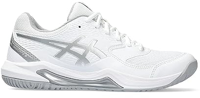 ASICS Dedicate 8 Donna Tennisschuhe Weiß Silber