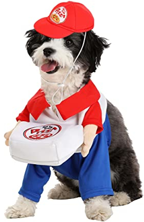 Dog Pizza Delivery Fancy Dress Costume S
