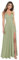 Sincemeet Damen V-Ausschnitt Spaghettiträger Satin Brautjungfernkleider formeller Satin Abschlussball Abendkleider mit Schlitz