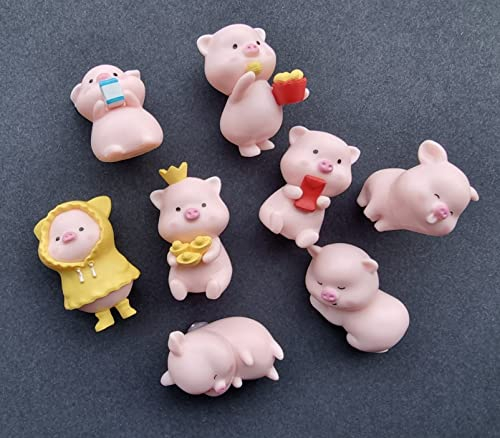 Fridge Magnets, Cute Fun Decorative Magnets, Farm Animals, Cute Animals, Flower, Marine, Icecream Fridge Magntes (Piglets)