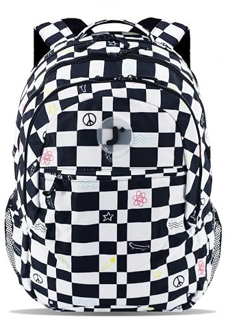 J World New York Unisex-Erwachsene Cornelia Laptop-Rucksack, Icon Checkers, Einheitsgröße
