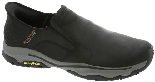 Skechers Craster Lanigan - Zapatillas sin cordones para hombre, Negro -, 45 EU