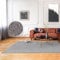 Paco Home Teppich Wohnzimmer Schlafzimmer Kurzflor Waschbar Bis 30 Grad Einfarbiges Design Meliertes Muster Weich Moderne Deko, Grösse:240x330 cm, Farbe:Grau