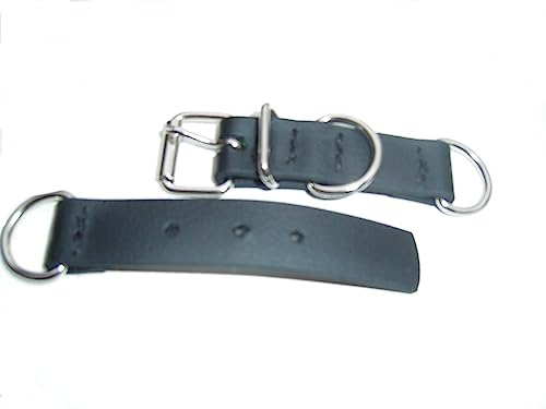 MJH BioThane Halsband Verschluss verstellbar 25mm breit vernäht (blau)