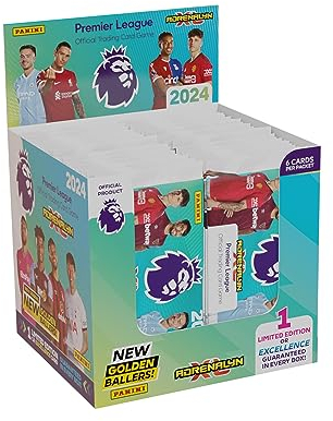 Panini Premier League 2023/24 Adrenalyn XL Football 70 Packungen, Buchstabenaufdruck, gemischt