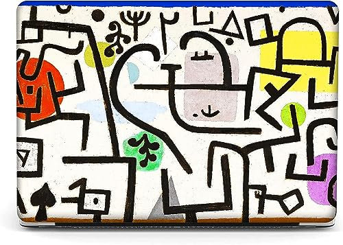Berkin Arts for MacBook Air 15 inch Case 2025 2024 2023 Release M4 A3241 M3 A3114 M2 A2941 with Keyboard Cover & Screen Protector Naive Art (Picture of A Journey by Paul Klee)