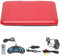 Alvinlite Mobile DVD, 6.8 Inch Portable HD Children's DVD Player Multifunctional Convenient Car TV Player for Car and Outdoor(UK PLUG 110-240V-RED)