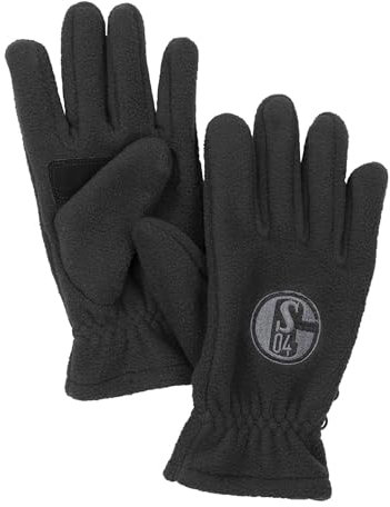 FC Schalke 04 S04 Handschuhe Fleece schwarz Gr. L
