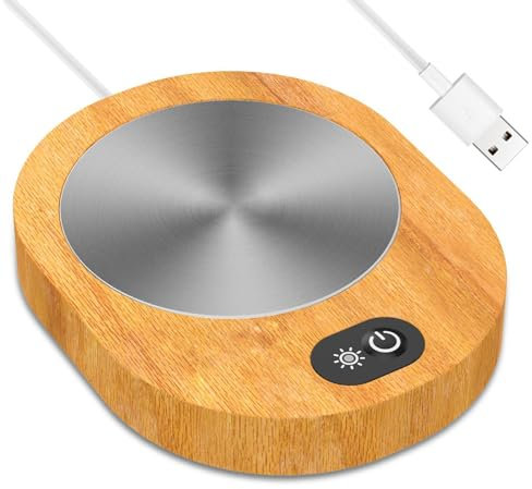Riscaldatore per caffè intelligente USB – Piastra riscaldante elettrica per bevande, piastra riscaldante intelligente | Scaldabagno elettrico a spegnimento automatico, 130 x 11 x 2 cm – Scaldabagno