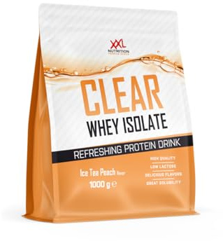 XXL Nutrition - Clear Whey Isolate - Protein Limo, Protein Isolat - Ice Tea Peach - 1000 Gramm