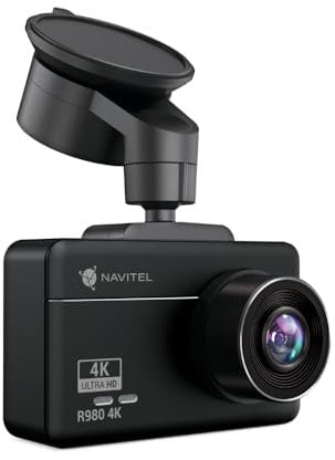 Navitel R980 4K GPS Front Dash Cam Ultra HD 3840x2160p 30FPS - 140 Weitwinkel G-Sensor, 3 Zoll Touchscreen IPS Display, GPS Informer, Superkondensator, Wi-Fi, Magnethalterung