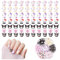 Nail Charms, 70 Pcs 3D Nail Charms 7 Styles KT Cartoon Little Cat Nail Charms Decorations DIY Nail Art Decorations Supplies Jewelry Phone Cases Multi Use Nail Charms Home Cute Nail DIY Accessories