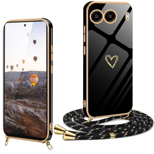 Funda para OnePlus Nord 4 5G con Cuerda Antigolpes Carcasa OnePlus Nord 4 5G con Correa Colgante Ajustable Collar de Cuello Fundas para OnePlus Nord 4 5G con Cordón Silicona OnePlus Nord 4 5G Case