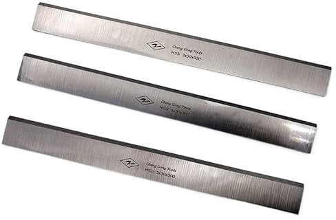 IkErna 3 Stücke 25/30 Mm Breite Hss Holzbearbeitung Hobelmesser Länge 150-510 Mm, Hobelwerkzeuge Schneiden Hartholz/Width 30Mm/Length 500Mm