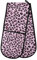 Oven Gloves Double Oven Gloves Leopard Print Cheetah Pink Oven Mitts Pot Holder Heat Resistant Quilted for BBQ Baking Kitchen Cooking Gloves