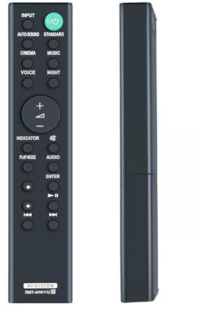 Remote Control Replacement for Sony Soundbar HTSF150 HT-SF150 HTS100F HT-S100F Sound Bar
